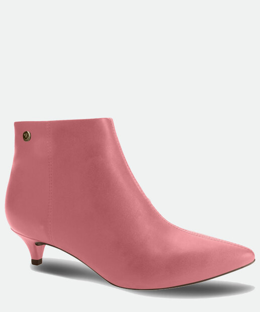 Bota Feminina Ankle Boot Salto Fino Via Uno