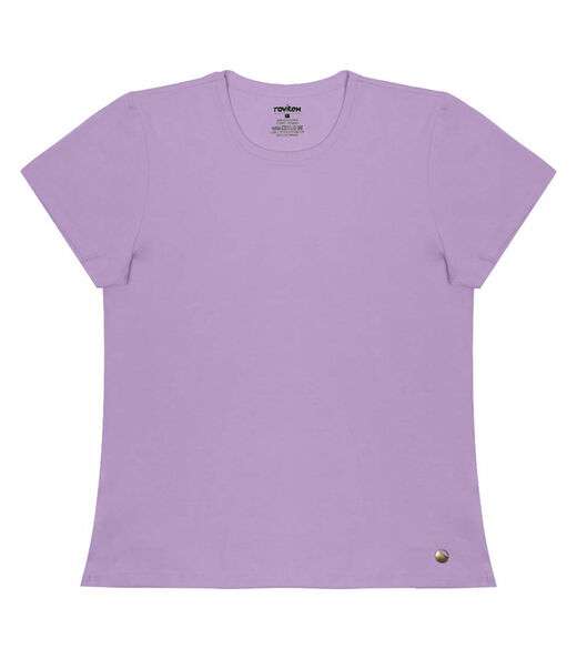 Blusa Feminina Cotton Leve Básica Rovitex Roxo