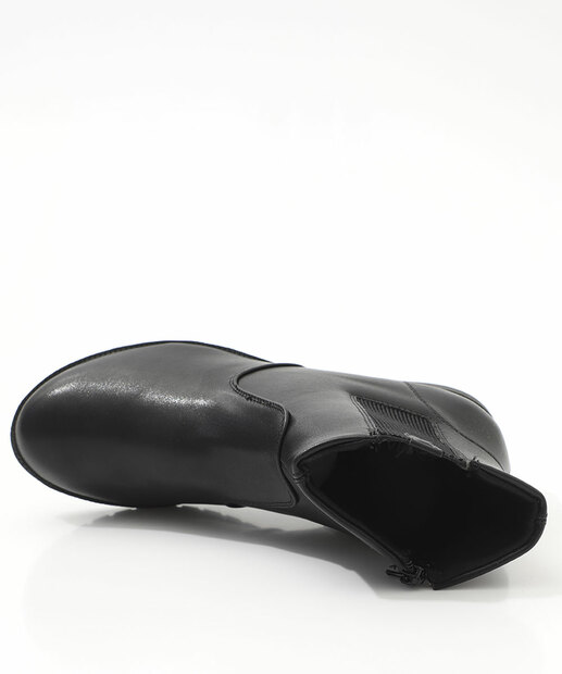 Bota Feminina Cano Curto Via Uno Preto