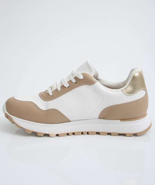 Tênis Casual Feminino Recortes Vizzano 