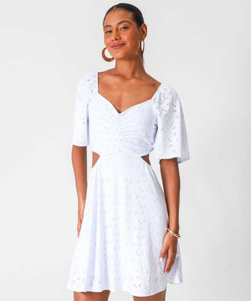 Image_Vestido Feminino Laise Lastex Recorte Marisa Off White