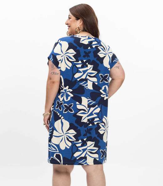 Vestido Curto Feminino Secret Glam Azul