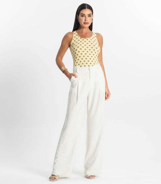 Regata Feminina Rovitex Amarelo