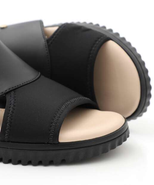Sandália Feminina Flatform Tiras Comfortflex Preto