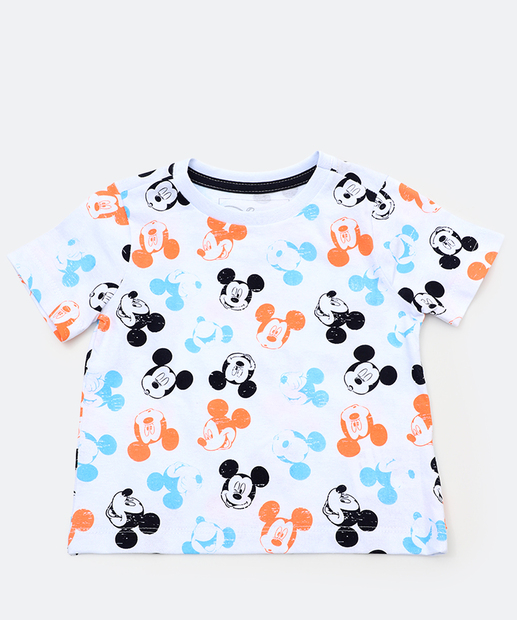 Jardineira Infantil Mickey Disney Tam 1 a 3 Azul