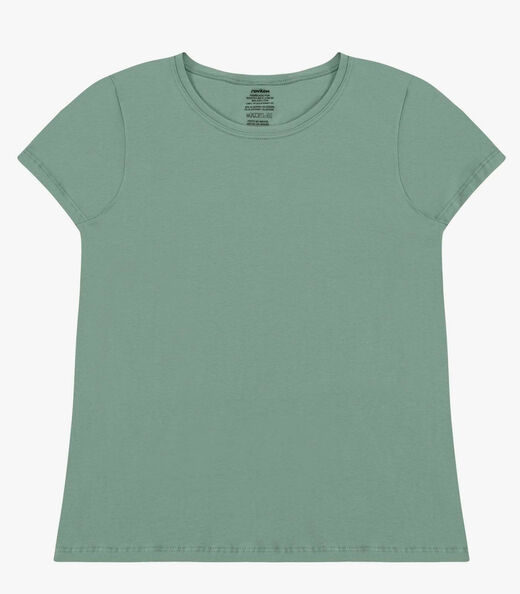 Blusa Feminina Cotton Leve Básica Rovitex Verde