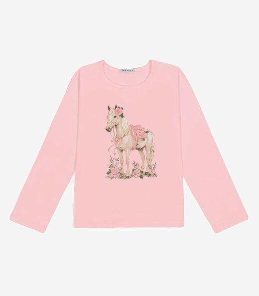Image_Blusa Feminina Infantil Manga Longa Trick Nick Rosa