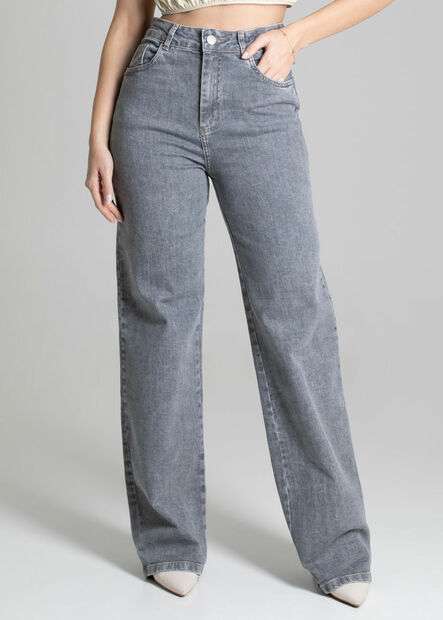 Calça Sawary Jeans Wide Leg - 278093