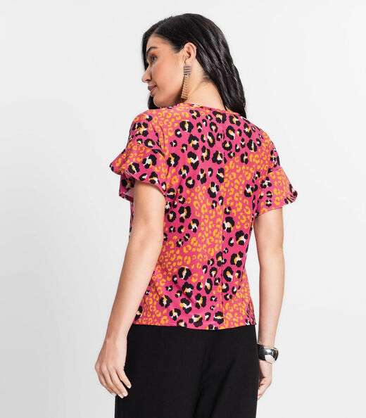 Blusa Feminina Liganete Infinita Cor Rosa