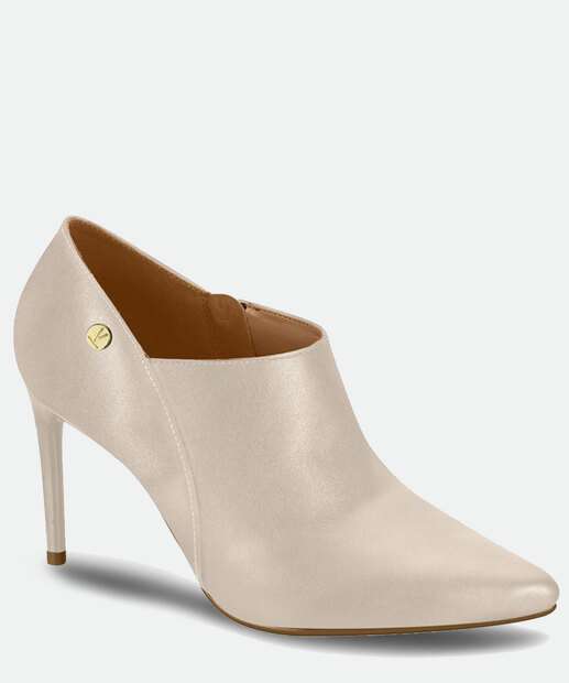 Bota Feminina Ankle Boot Salto Fino Bico Fino Vizzano