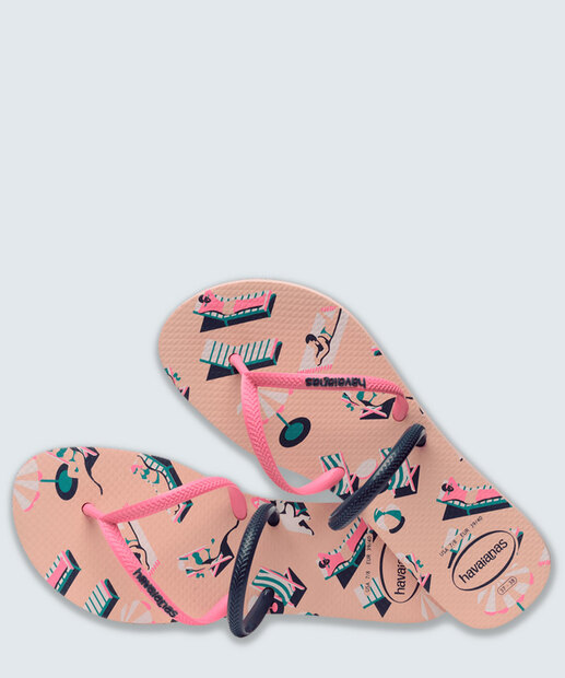 Chinelo Havaianas Feminino Flat Duo Vibes