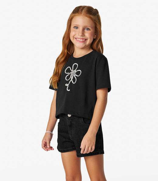 Image_Conjunto Infantil Blusa Com Shorts Trick Nick Preto