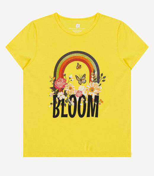 Image_Blusa Baby Look Feminina Estampada Select Amarelo