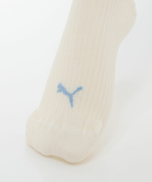 Kit 2 Pares Meias Cano Curto Feminina Puma Azul