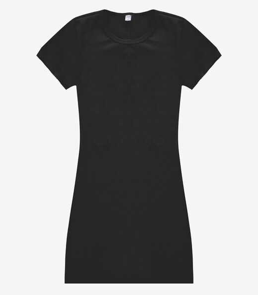 Vestido Feminino Em Tecido Henera Infinita Cor Preto