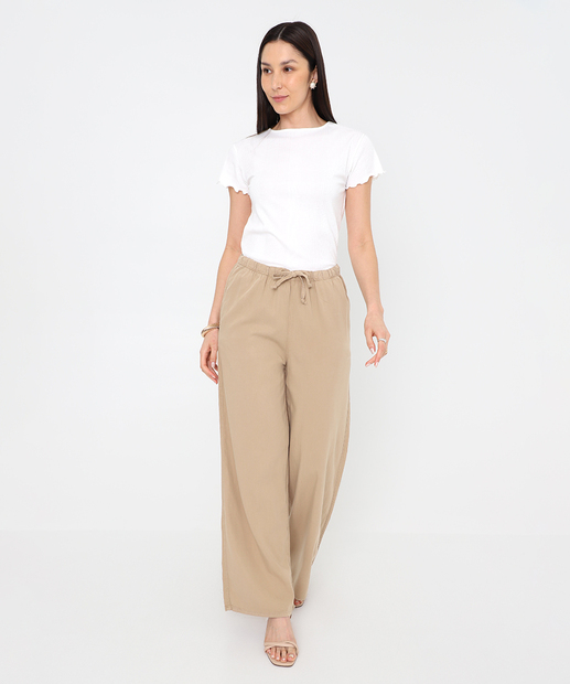 Blusa Feminina Canelada Frufru Marisa Off White