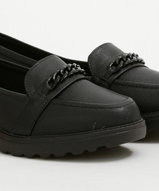Mocassim Loafer Feminino Tratorado Corrente Modare 