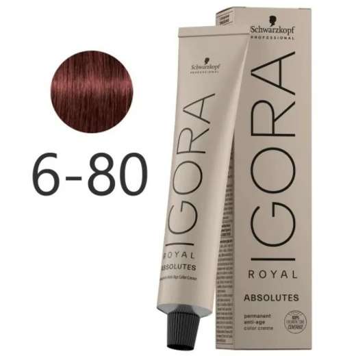 Image_Coloração Igora Royal Absolutes-Ira 6-80 Louro Escuro Vermelho Natural 60ml Schw