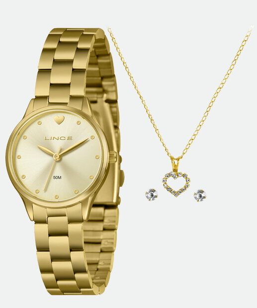 Image_Kit Relógio Feminino Lince LRGH258L33 KAF2C1KX Dourado