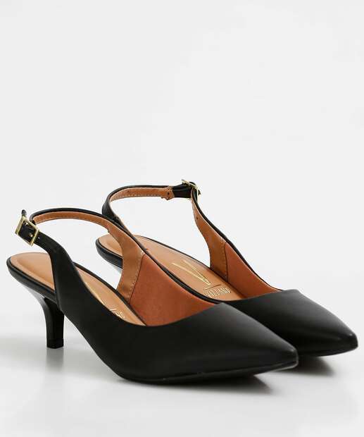 Scarpin Feminino Slingback Salto Fino Vizzano 