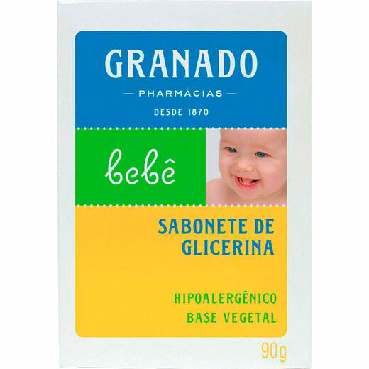 Image_Kit c/4 Sabonete de Glicerina em Barra Granado Bebê Tradicional com 90g