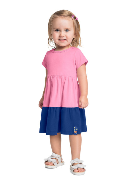 Image_Vestido Infantil em Meia Malha Bee Loop