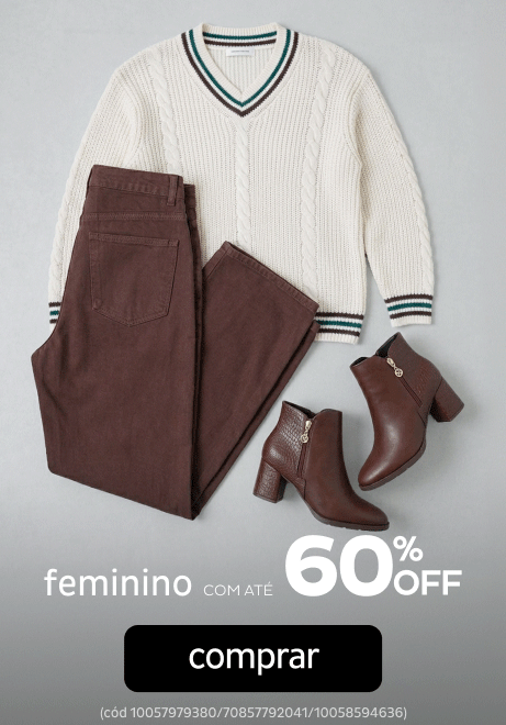 Feminino até 60% OFF