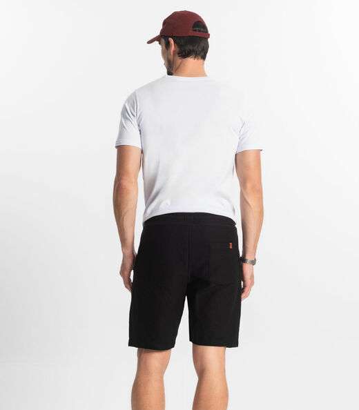 Bermuda Masculina Moletinho Diametro Preto