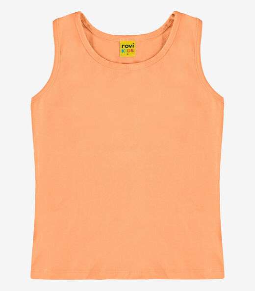 Regata Básica Infantil Feminina RoviKids Laranja