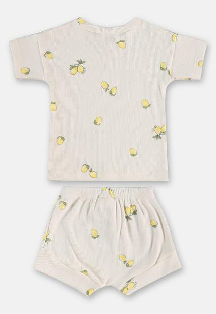 Conjunto Blusa Short Ribana Nature Up Baby