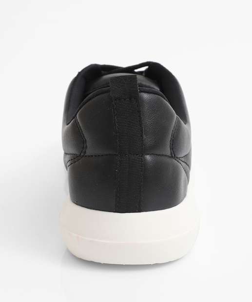 Tênis Casual Feminino Via Uno Preto