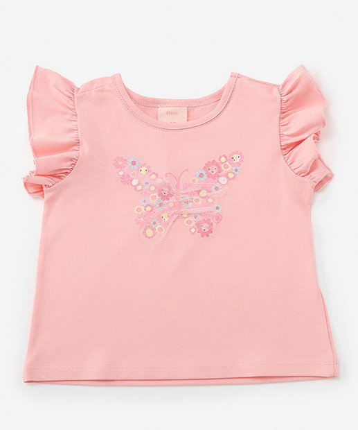 Image_Blusa Infantil Estampa Borboletas Marisa Tam 1 a 3 Rosa