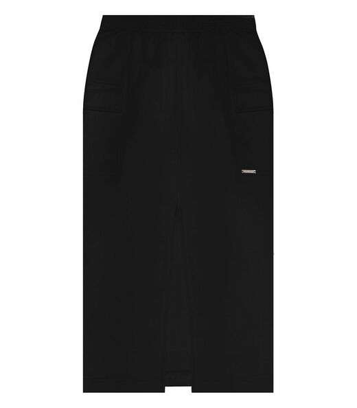 Saia Midi Cargo Feminino Rovitex Preto