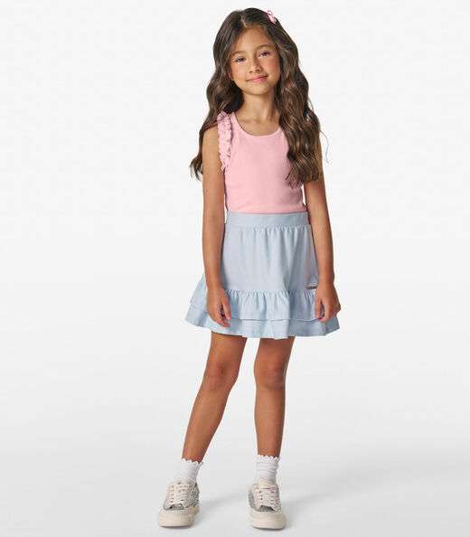 Regata Feminina Infantil Trick Nick Rosa