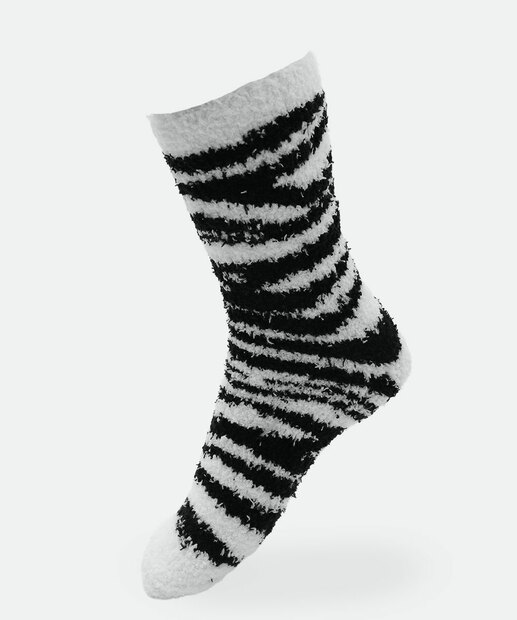 Meia Feminina Adulto Peluciada Estampada Marisa