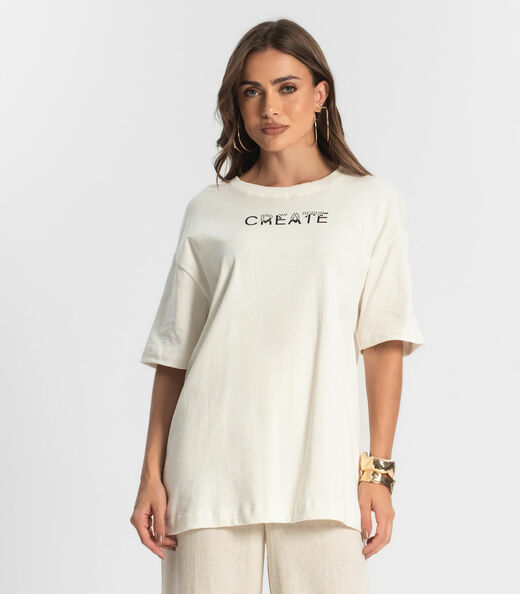 Image_Camiseta Feminina Endless Bege