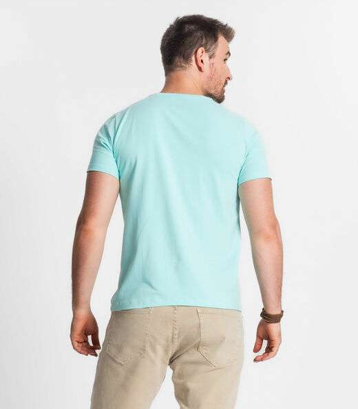 Camiseta Masculina Diametro Azul