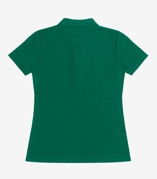 Polo Feminina Piquet Básica Select Verde