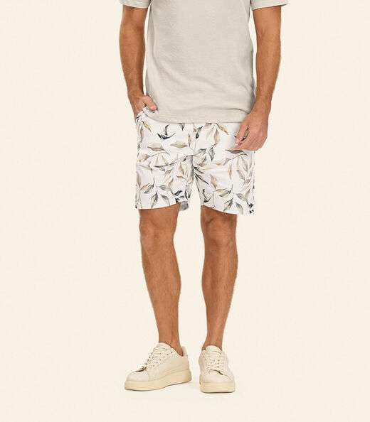 Bermuda Sarja Masculina Diametro Bege