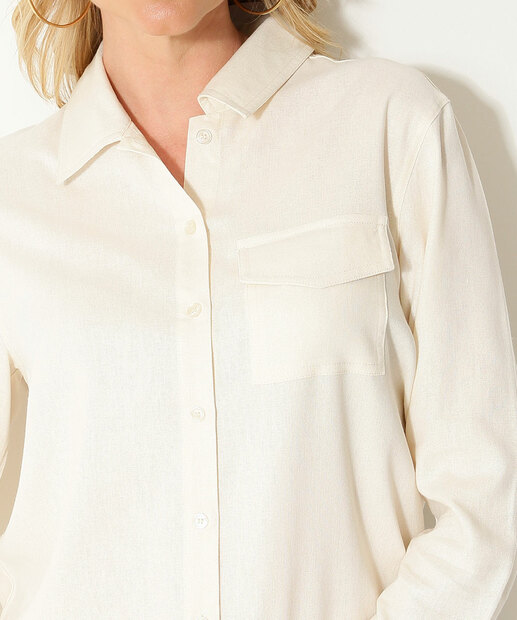 Camisa Feminina Manga Longa Marisa