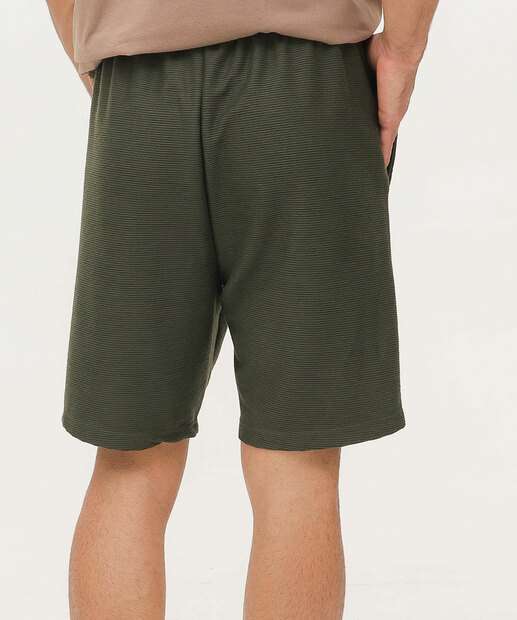 Bermuda Masculina Moletom Textura MR
