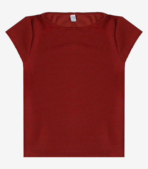 Blusa Feminina Em Tecido Classic Infinita Cor Vermelho