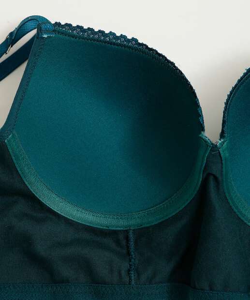 Sutiã Bra Top Renda Bordado Marisa
