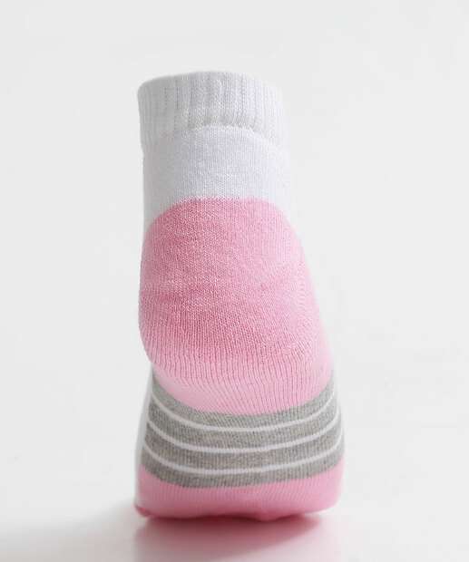 Kit 3 Pares Meias Cano Curto Feminina Esportiva Marisa 