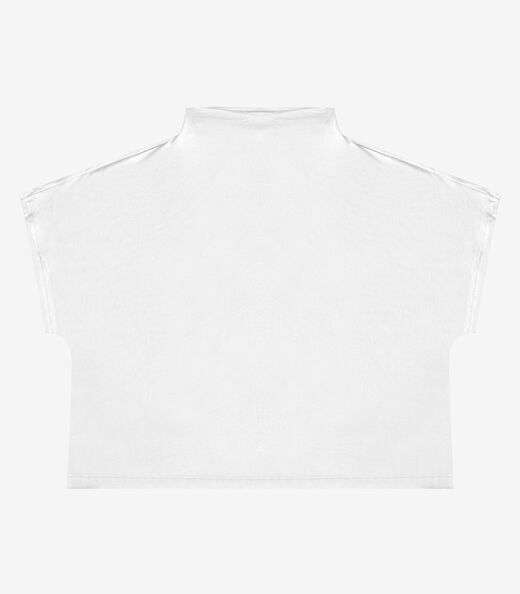 Blusa Feminina Com Gola Chaminé Select Branco