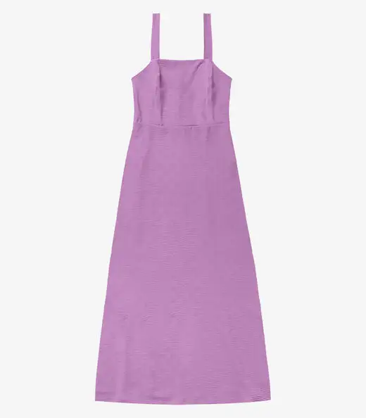 Vestido Midi De Alça Endless Roxo