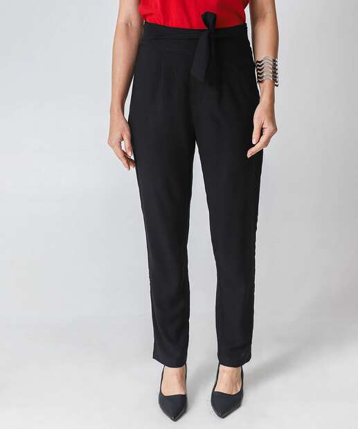 Calça Feminina Clochard Reta Marisa Preto