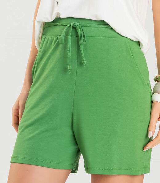 Shorts Adulto Feminino Infinita Cor Verde