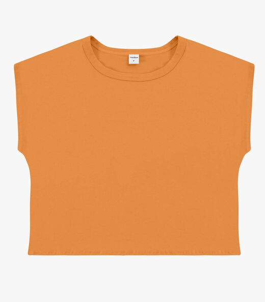 Image_Blusa Básica Feminina Viscotorcion Rovitex Marrom