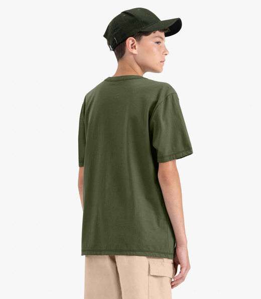 Camiseta Juvenil Masculina em Meia Malha Minty Verde